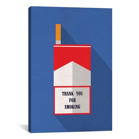 Thank You For Smoking Minimalist Poster Minimalist Poster Thank