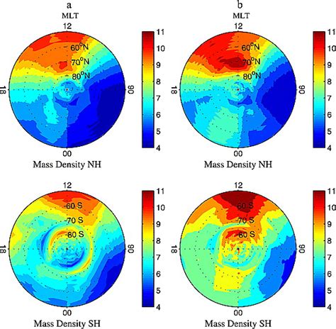 Global Distribution Of The Thermospheric Total Mass Density Derived