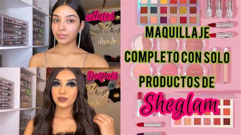 Maquillaje De Noche Solo Con Productos De SHEGLAM Base Correctores