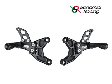 A Bonamici Racing Adjustable Rear Sets Kit Aprilia Rsv Mille Tuono