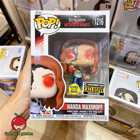 Funko Pop MARVEL Figure WANDA MAXIMOFF GITD ENTERTAIMENT EARTH