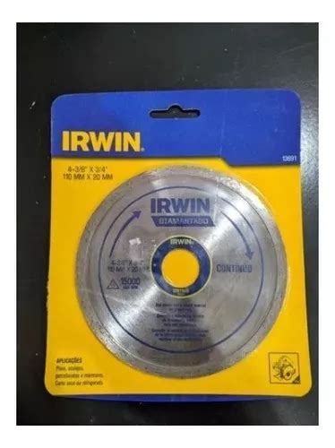 Disco Diamantado Continuo 13900 Rpm Irwin MercadoLibre