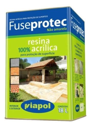 Resina Acrílica Fuseprotec Brilhante 18l Viapol Frete grátis