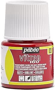 P B O Peinture Sur Verre Transparante Vitrea C Orange Paprika