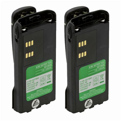 2x 7 2V 2100mAh NiMh Battery For Motorola NTN9858 XTS1500 NTN9815