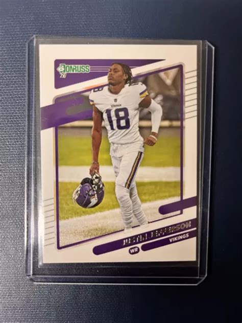 2021 PANINI DONRUSS 127 Justin Jefferson Minnesota Vikings EUR 1 46