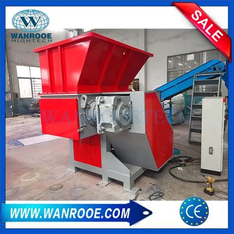 100 3000kg H Waste Wood Pallet Barrel Single Shaft Shredding Shredder