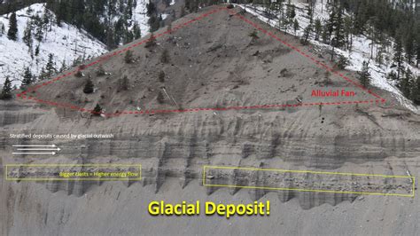 Glacial deposits on route back to Vancouver! | Below BC