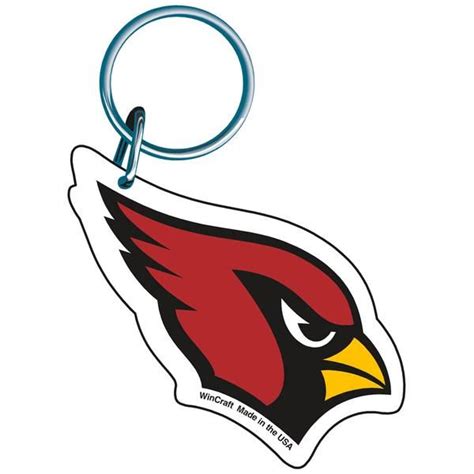 Arizona Cardinals Premium Acrylic Logo Keychain Arizona Cardinals