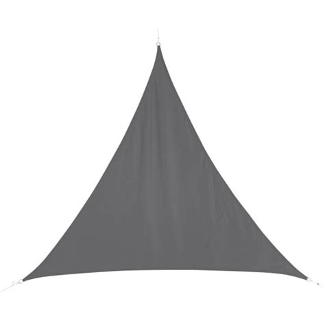 Voile D Ombrage Triangulaire Curacao Gris X X M En Polyester