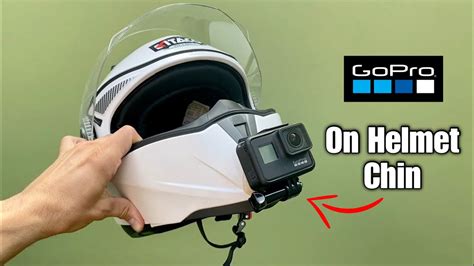 How To Mount Gopro On Helmet Chin Youtube