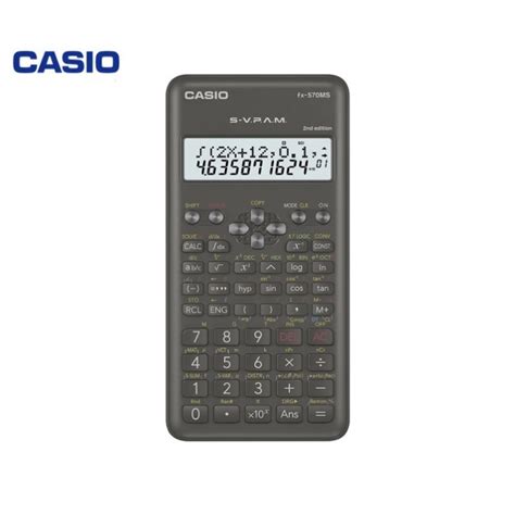 Original Casio Scientific Calculator Fx 570ms 2nd Edition Shopee Malaysia