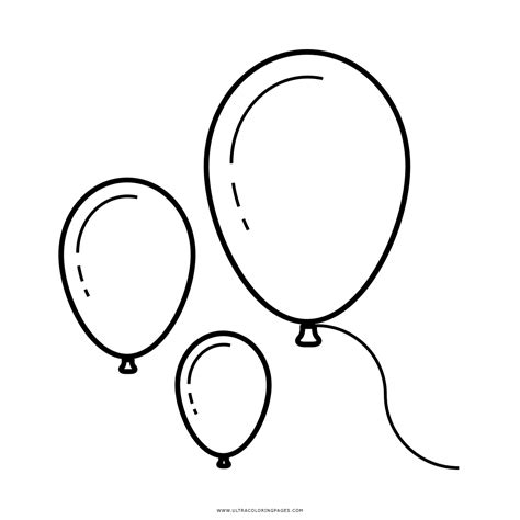 Kleurplaat Ballon Hartjes Dibujos De Globos Globos Para Colorear Porn