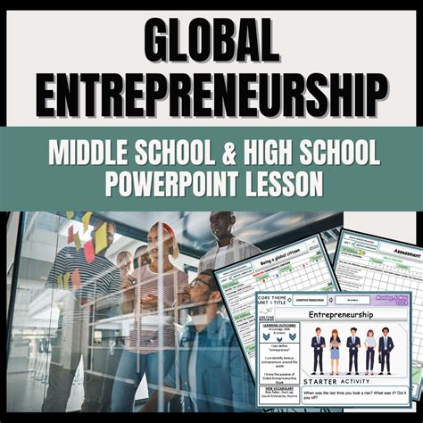 Cre8tive Resources Global Entrepreneurship Careers Lesson