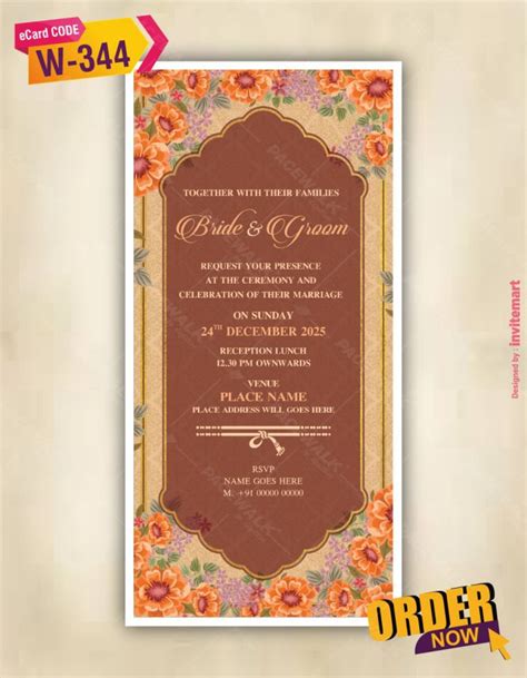 Shubh Vivah Invitation Card - Online Wedding E-Invitation Maker