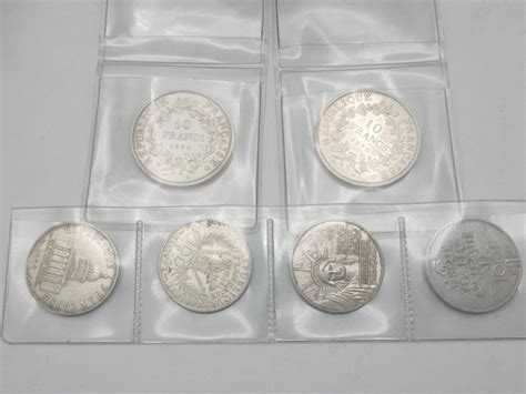 Frankrijk Lot De Monnaies En Argent Francs Et Catawiki