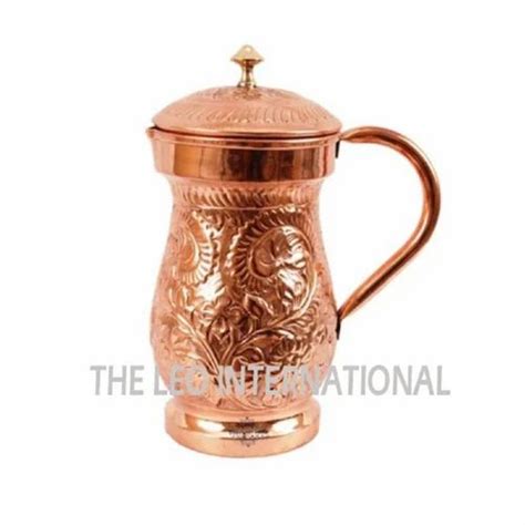 BR355 Pure Copper Designer Jug Pitcher 1500 ML At Rs 808 5 Copper