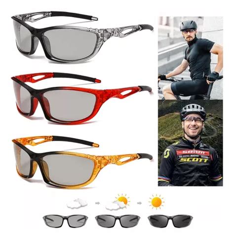 Gafas Deportivas Fotocromaticas Polarized Ciclismo Mtb Uv400 Cuotas