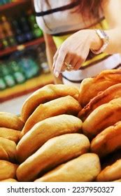 Customer Supermarket Buying Slice Pizza Stock Photo 2237950327 ...