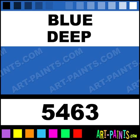 Blue Deep Matte Acrylic Paints - 5463 - Blue Deep Paint, Blue Deep ...