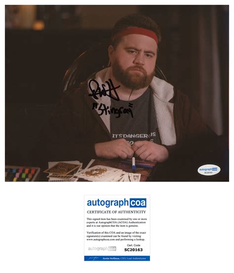 Paul Walter Hauser Cobra Kai Signed Autograph 8x10 Photo ACOA | Outlaw Hobbies Authentic Autographs