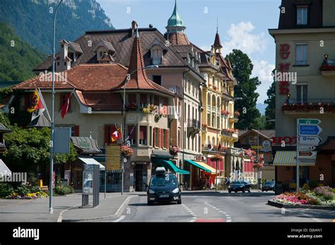 Europe Switzerland Canton Bern Bernese Oberland Interlaken