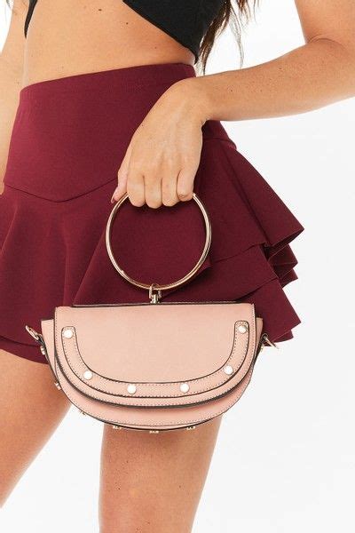 Emilia Pink Fold Over Hoop Bag Chloe Nile Dupe Chic Crossbody Bag