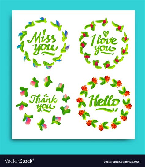 Greeting cards for different occasions everyday Vector Image