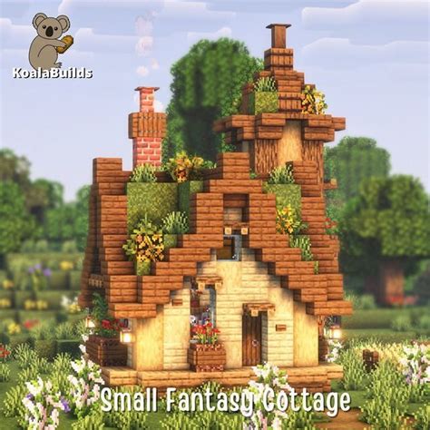 Koalabuilds On Instagram Small Fantasy Cottage Would You Live Here