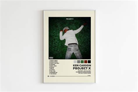 POSTER Ken Carson Posters, Project X Poster, Ken Carson, Album Cover ...