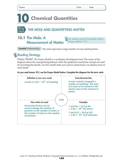 Chapter Chemical Quantities Practice Problems Answers With Work