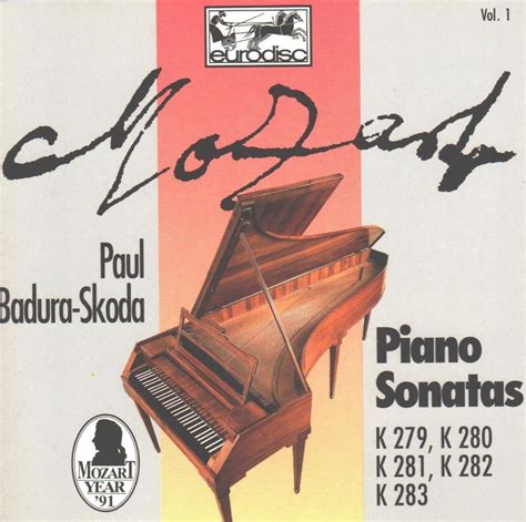 Mozart Paul Badura Skoda Mozart Piano Sonatas Vol K K