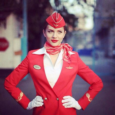 Aeroflot Stewardess Topstewardess Flight Attendant Fashion Flight