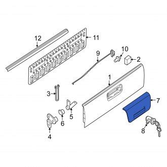 Suzuki Equator Trunk Tailgate Handles Locks Carid