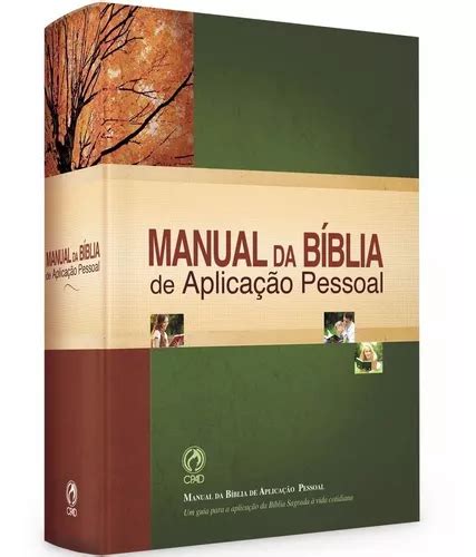 Manual Da Biblia De Aplicacao Pessoal Grande Lancamento Cpad Frete grátis