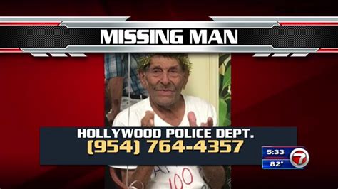 Police Searching For Missing Elderly Man Last Seen In Hollywood Wsvn