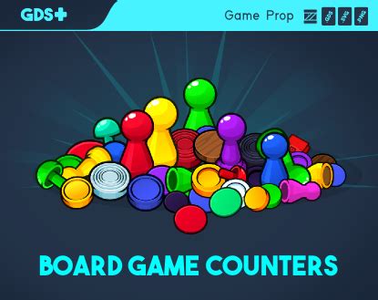 Game counters mega pack by Robert Brooks - gamedeveloperstudio.com