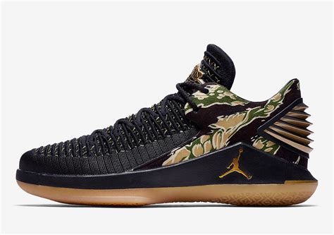 Air Jordan 32 Low Tiger Camo Adult Sizes Ah3347 021 Release Info