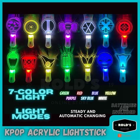 2022 KPOP Acrylic Lightstick Unofficial BTS BLACKPINK EXO TWICE