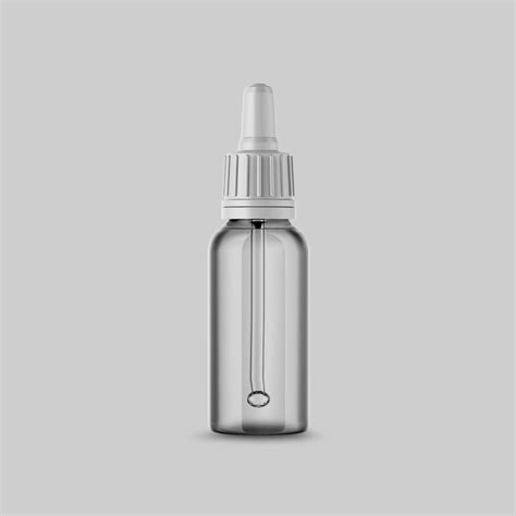 Free Pipette Bottle Mockup PSD Template Mockup Den