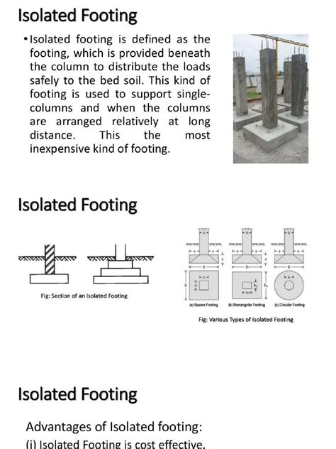 Different Types of Footing and Foundation | PDF