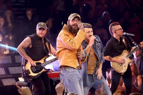 Watch Post Malone Perform With Morgan Wallen, Hardy at CMA Awards