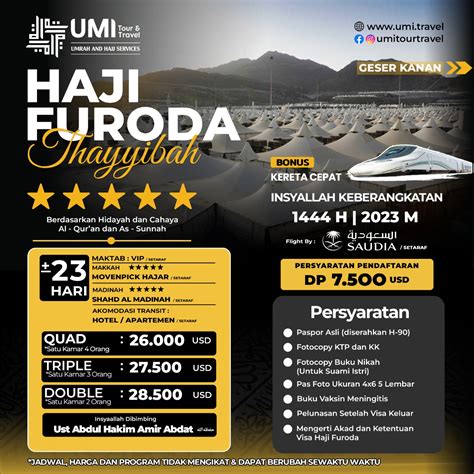 Haji Furoda Umi Tour Travel