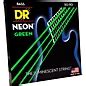 DR Strings Hi Def NEON Green Coated 4 String Bass Strings Heavy 50 110