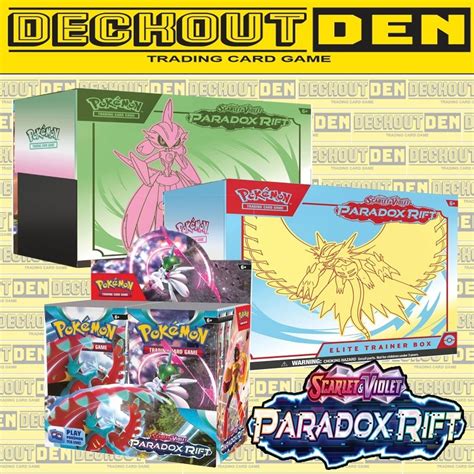 Pokemon TCG SV04 Paradox Rift BB ETB Blister Pack Hobbies Toys Toys