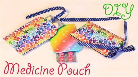 Diy How To Make A Medicine Pouch Pill Sleeve Coudre Pochette