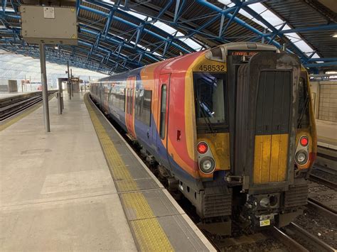 British Rail Class 458 508 And 532 458 5 Unit Number 458508 And 458532 Alstom Juniper Electric