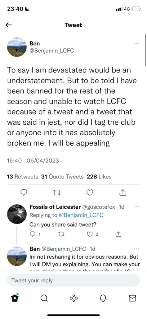 Social Media Use Twitter Page Leicester City Forum Foxestalk