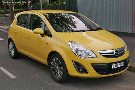 2011 Opel Corsa D Facelift 2011 5 Door Technical Specs Fuel