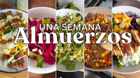 Una Semana De Almuerzos Saludables Michela Perleche Youtube